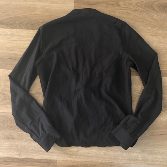 JustFab Woman’s Sheer Wrap Blouse- EUC - Picture 3 of 12